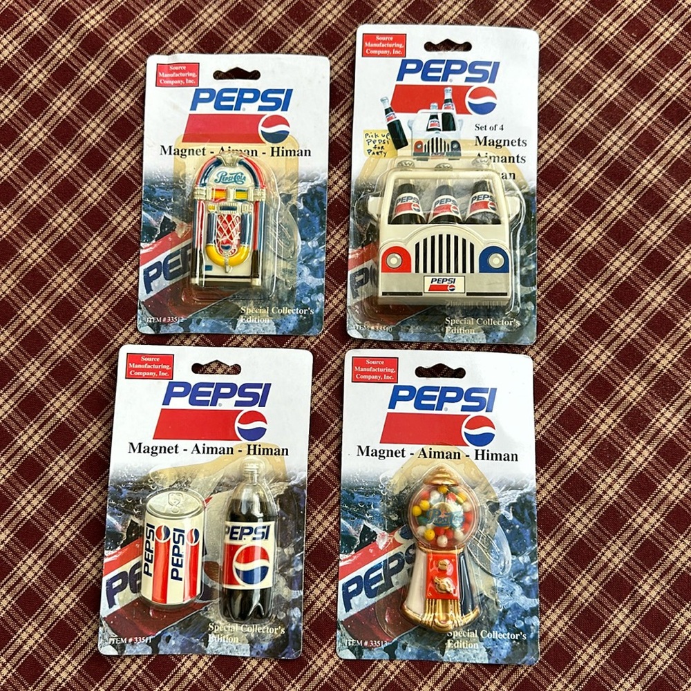 Vintage Pepsi Refrigerator Magnets